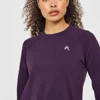 Go To Seamless Loose Long Sleeve Top | Blackberry Purple