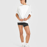 Oversized Oner Washed T-Shirt | White