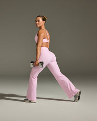 Unified Wrap Flared Bottoms | Chalk Pink
