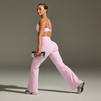 Unified Wrap Flared Bottoms | Chalk Pink