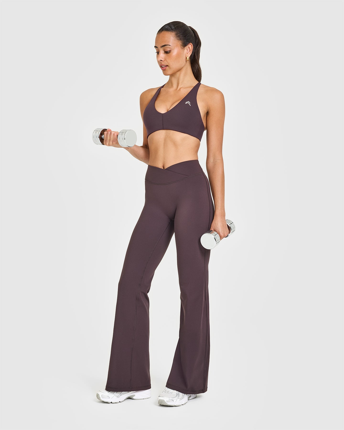 Unified Wrap Flared Bottoms | Dark Umber Brown