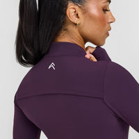 Unified Jacket White Logo | Blackberry Purple