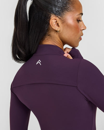 Unified Jacket White Logo | Blackberry Purple
