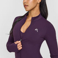 Unified Jacket White Logo | Blackberry Purple
