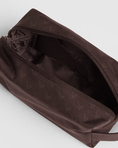 Small Monogram Washbag | Deep Espresso