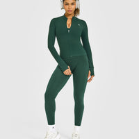 Unified Jacket White Logo | Racing Green