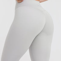 Timeless High Waisted Leggings | Light Grey