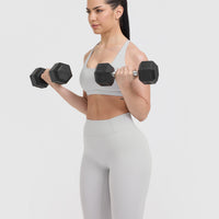 Timeless High Waisted Leggings | Light Grey