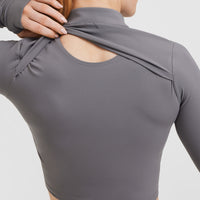 Unified Crop Jacket | Ash Grey