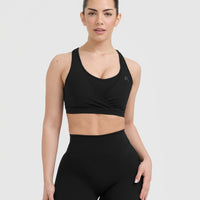 Unified Layered Sports Bra | Black