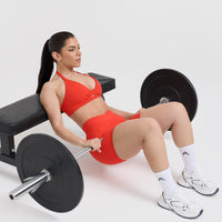 Unified Twist Sports Bra | Charged Orange