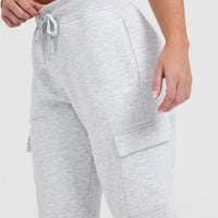 All Day Est 2020 Cargo Joggers | Light Grey Marl