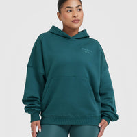 All Day Est 2020 Oversized Hoodie | Marine Teal