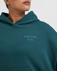 All Day Est 2020 Oversized Hoodie | Marine Teal