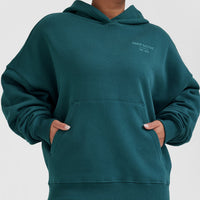 All Day Est 2020 Oversized Hoodie | Marine Teal