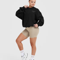 All Day Est 2020 Oversized Sweatshirt | Black