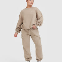 All Day Est 2020 Oversized Sweatshirt | Sandstone