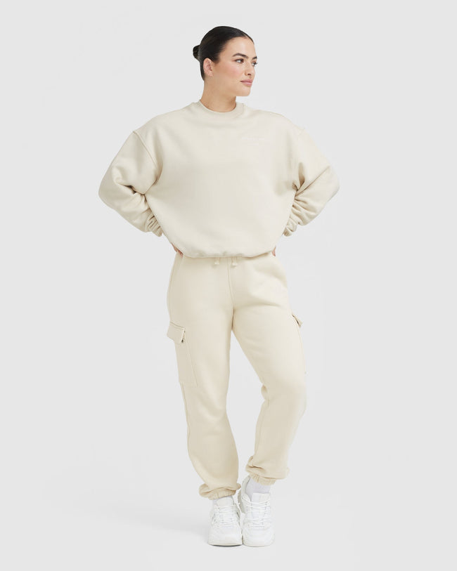 All Day Est 2020 Oversized Sweatshirt | Vanilla