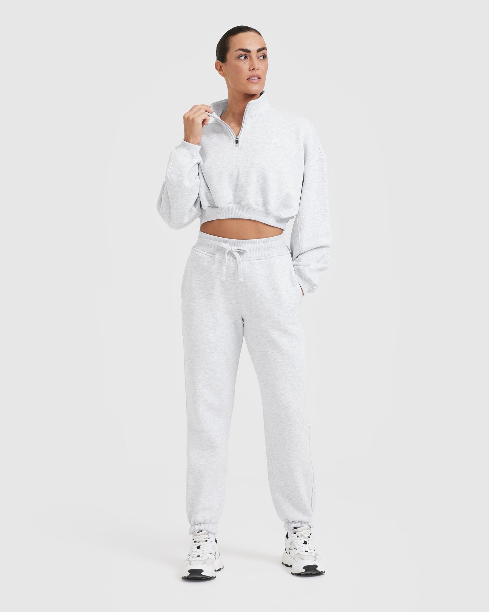 All Day Jogger | Light Grey Marl
