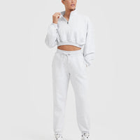 All Day Jogger | Light Grey Marl