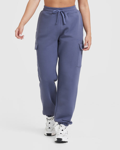 Oner Modal All Day Lightweight Cargo Joggers | Slate Blue