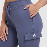 All Day Lightweight Cargo Joggers | Slate Blue