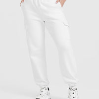 All Day Lightweight Cargo Jogger | White