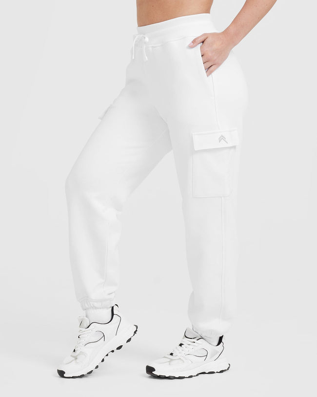 All Day Lightweight Cargo Jogger | White