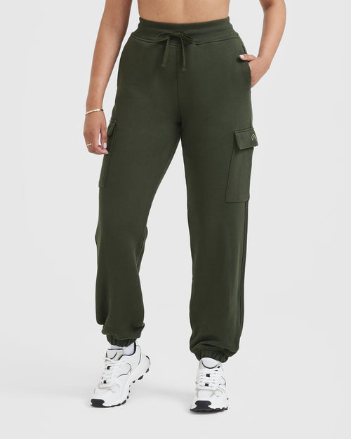 Oner Modal All Day Lightweight Cargo Joggers | Khaki