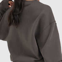 All Day Lightweight Oversized Sweatshirt | Deep Taupe