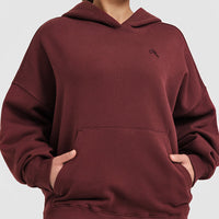 All Day Oversized Hoodie | Mulled Wine