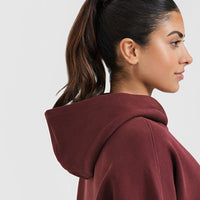 All Day Oversized Hoodie | Mulled Wine