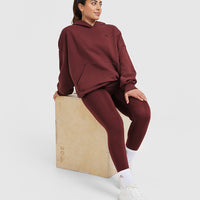 All Day Oversized Hoodie | Mulled Wine