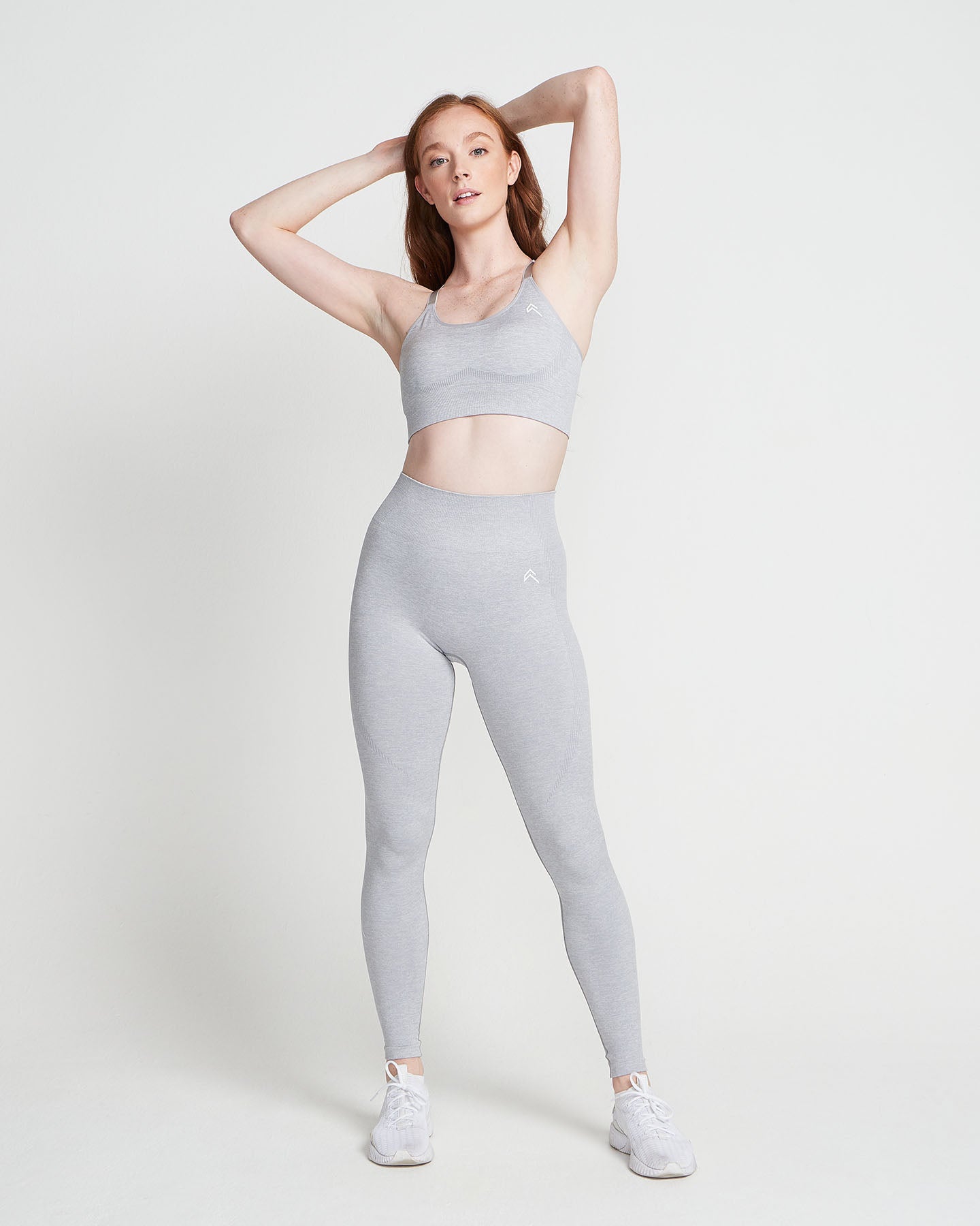 Classic Seamless Sports Bra | Grey Marl