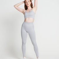 Classic Seamless Sports Bra | Grey Marl