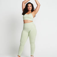 Classic Seamless Sports Bra | Pistacchio Marl