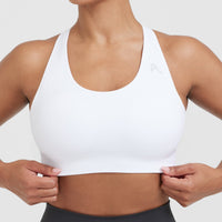 Classic Seamless 2.0 Bralette | White