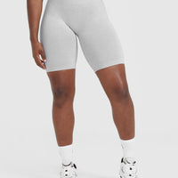 Effortless Seamless Cycling Shorts | Grey Marl