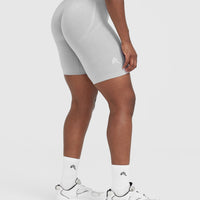 Effortless Seamless Cycling Shorts | Grey Marl
