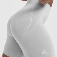 Effortless Seamless Cycling Shorts | Grey Marl