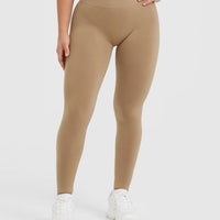 Effortless Seamless Leggings | Dune Brown