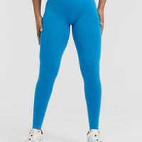 Effortless Seamless Leggings | Tropical Blue