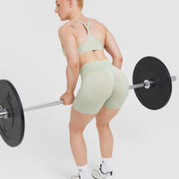 Effortless Seamless Shorts | Tea Green