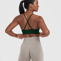 Effortless Strappy Bralette | Evergreen