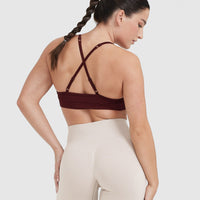Effortless Strappy Bralette | Rosewood