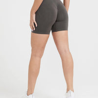 Effortless Seamless Shorts | Deep Taupe
