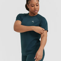 Go To Seamless Loose Top | Oil Blue