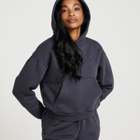 Classic Lounge Hoodie | Coal