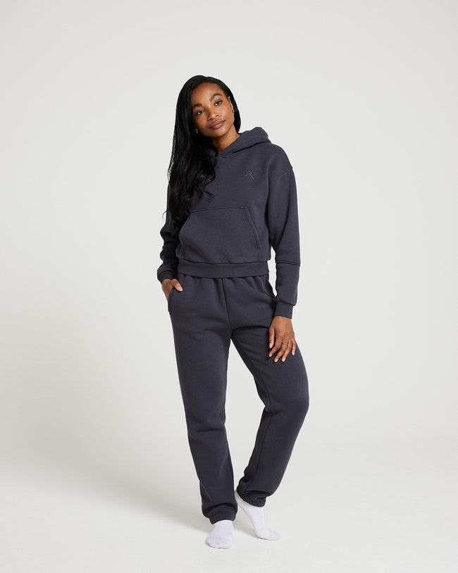 Classic Lounge Hoodie | Coal