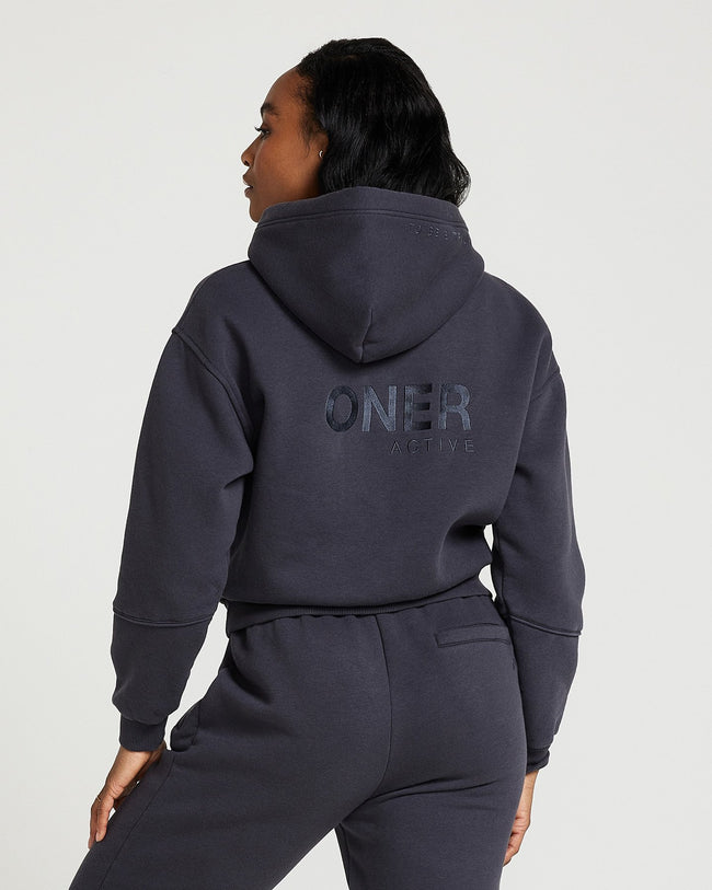 Classic Lounge Hoodie | Coal